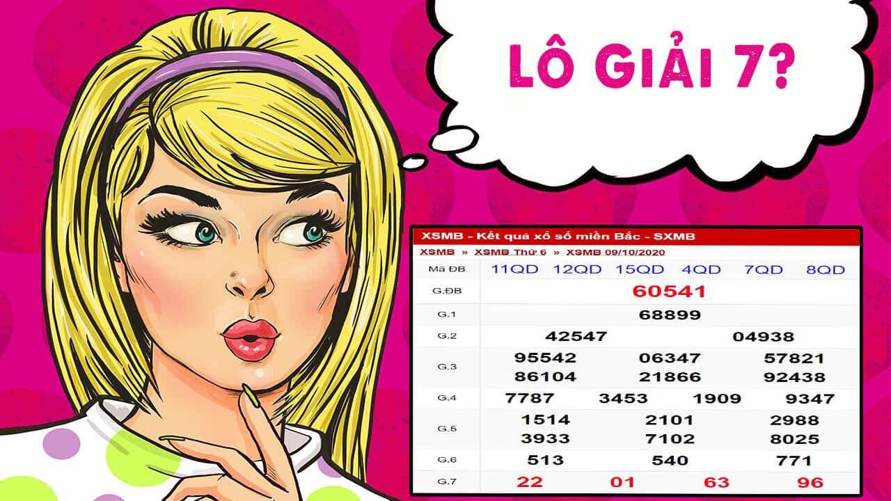 Cách bắt lô giải 7