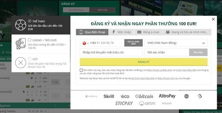 Đăng ký tham gia dễ dàng